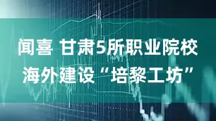 闻喜 甘肃5所职业院校海外建设“培黎工坊”